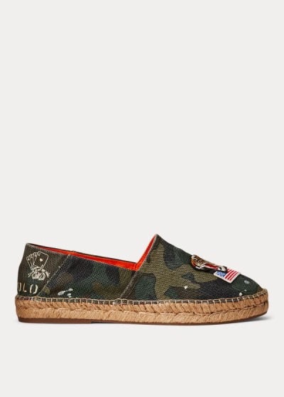 Polo Ralph Lauren Lærred Espadrillos Herre Danmark (TFAGX8349)